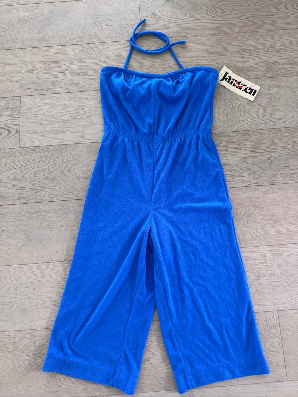 NWT Vintage Jantzen terry cloth strapless jumpsuit vintage size 12